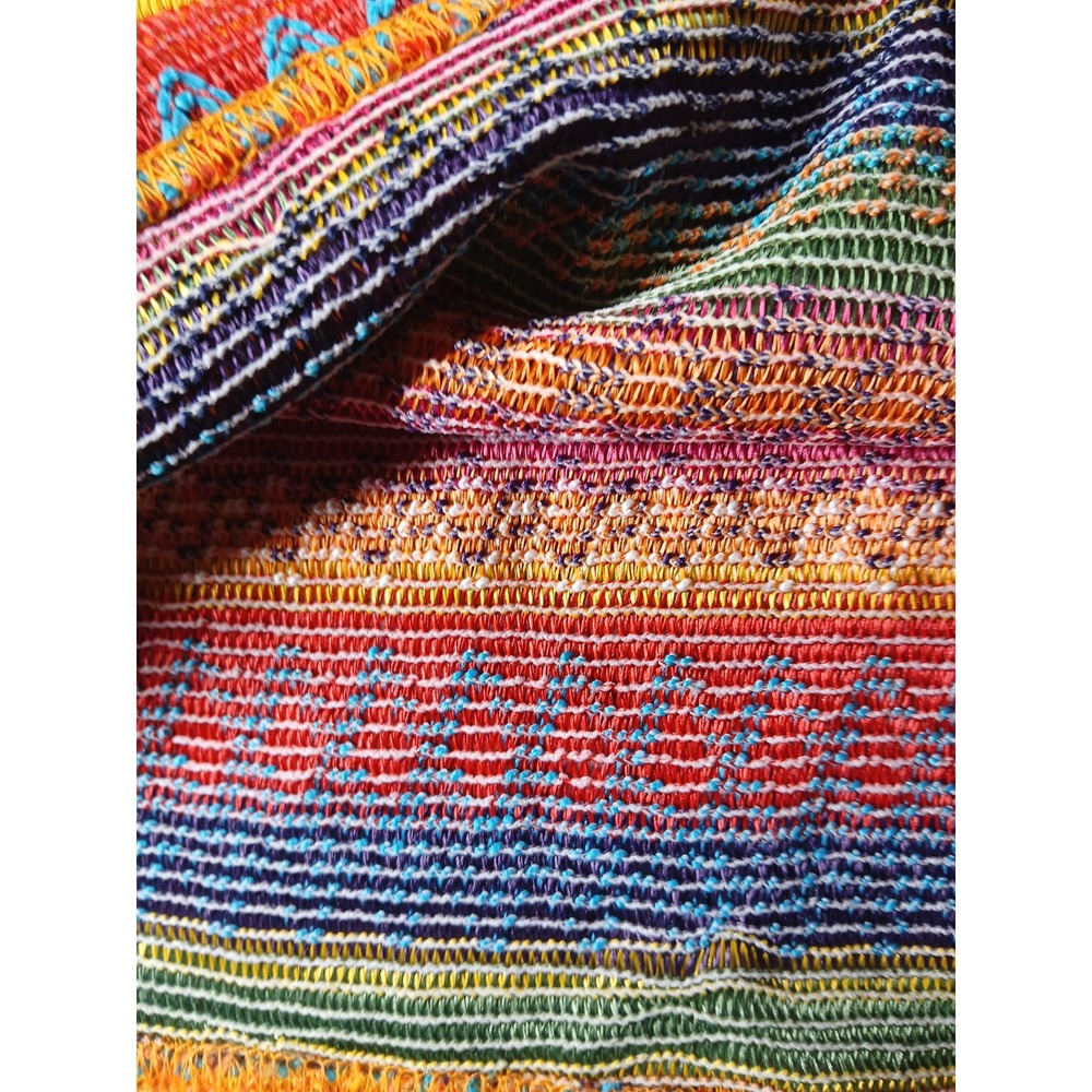 Unbranded Vintage Boho Multi Color Geometric Knit Sleeveless Tank S/XS - Picture 8 of 8